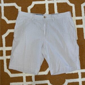 Men’s Banana Republic Aiden Shorts Size 31, 9 in Inseam EUC Seersucker